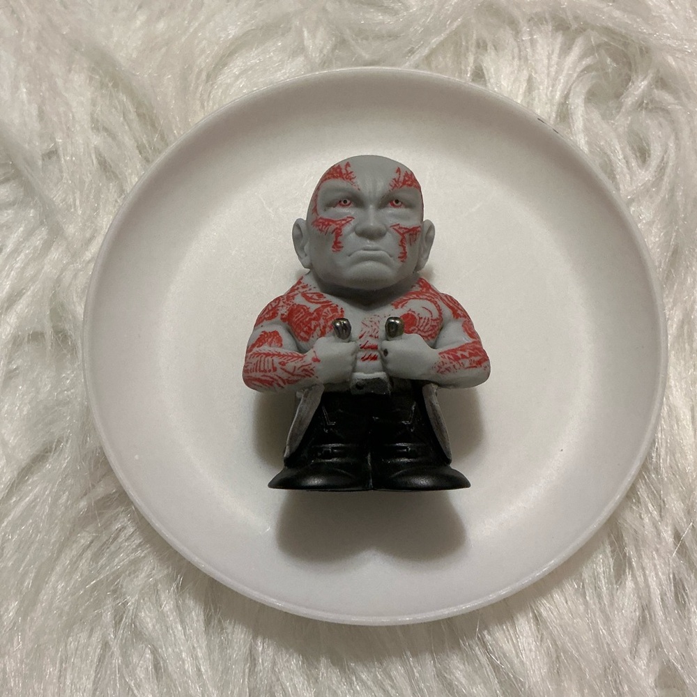Vintage Marvel Guardians of the Galaxy mini Drax collectible figurine toy